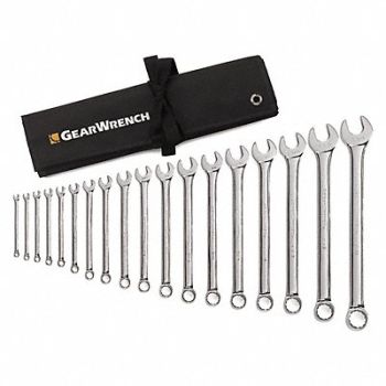 GEARWRENCH Set Wr Comb Lp 18Pc, 32RX48