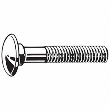 GRAINGER APPROVED CrrgBlt Stl BlkOx 4in Sqr PK100, 32TJ20