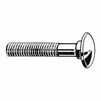 GRAINGER APPROVED CrrgBlt 304SS Pln 3/4in Sqr PK100, 1VB80