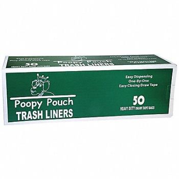 POOPY POUCH Pet Waste Receptacle Bag 13 gal., 32TL86