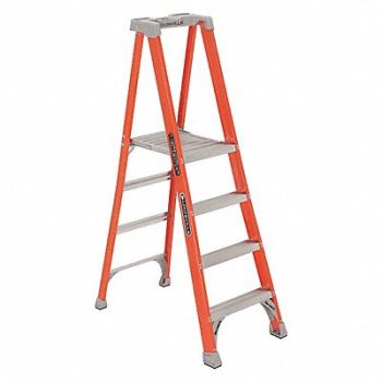 LOUISVILLE Platform Stepladder 6 ft 3 300 lb., 32TM10