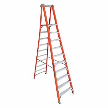 LOUISVILLE Platform Stepladder 9 ft 6 FGL 300 lb., 32TM14