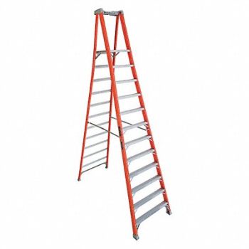 LOUISVILLE Platform Stepladder 11 ft 5 FGL 300 lb, 32TM15