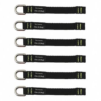 ERGODYNE Web Tool Tail D-Ring PK6, 32TN16