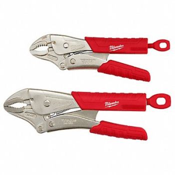 MILWAUKEE Locking Plier Sets Ergonomic 2 Pcs, 32TR83