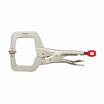 MILWAUKEE Locking C-Clamp 11 4 Cap. 4 Throat, 32TR84