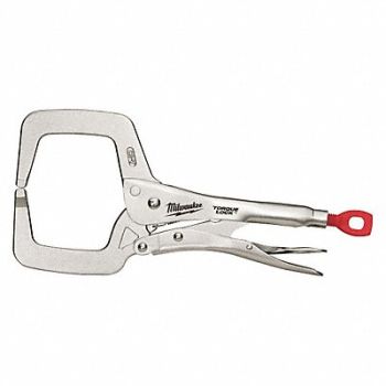 MILWAUKEE Locking C-Clamp 11 4 Cap. 4 Throat, 32TR86