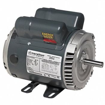 MARATHON MOTORS GP Motor 1/2 HP 1 725 RPM 115/230V 56C, 54JH46