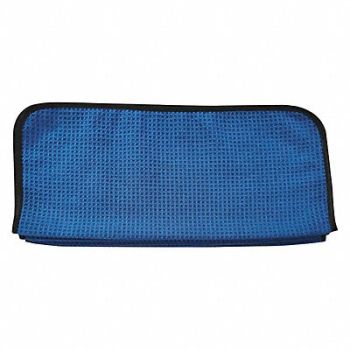 TOUGH GUY Microfiber Cloth 16 x 16 Blue PK12, 32UV16
