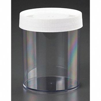 LAB SAFETY SUPPLY Jars w/Cap 32 oz PMP PK6, 32V504