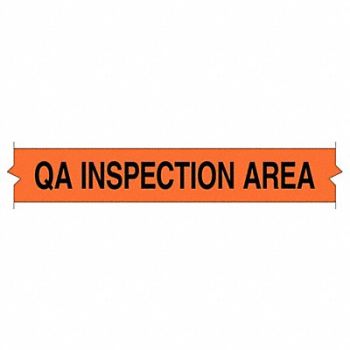 BRADY Floor Tape Black/Orange 2 inx100 ft Roll, 32V507