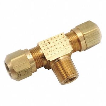 ANDERSON METALS Male Branch Tee Compression Brass 150psi, 32WG61