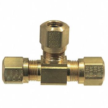 TRAMEC SLOAN Union Tee Compression Brass 1/2In Tube, 32WG72