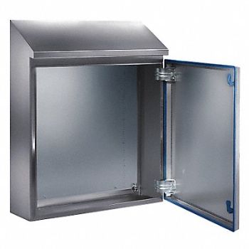 RITTAL Slopd Top Enclsr Mtllc 49InHx32InWx12InD, 32WZ40