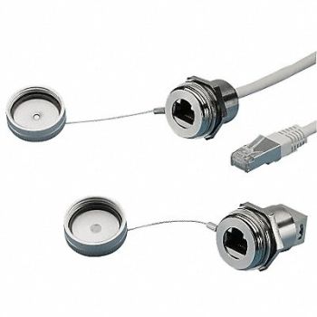 RITTAL RJ45 Interface Port Brass Alum Polyamide, 32XA93