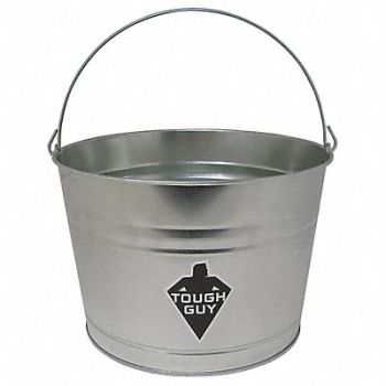GRAINGER APPROVED Bucket 4 1/4 gal Silver, 32XE83