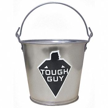 GRAINGER APPROVED Bucket 1/2 gal Silver, 32XE84