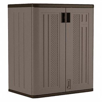 SUNCAST Strg Cab 36 x30 x20 1/4 Silver 2Shlv, 32XR99