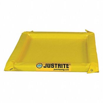 JUSTRITE Spill Berm 2 ft L x 2 ft W x 2 in H, 32XU36