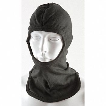 CHICAGO PROTECTIVE APPAREL Flame Resistant Hood Black, 32XU83