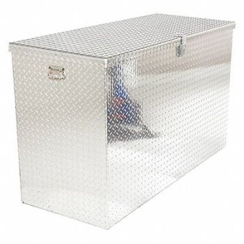 VESTIL Aluminum Treadplate Portable Tool Box, 32Z630