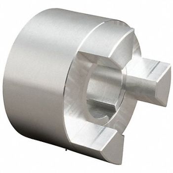 TB WOOD S Jaw Coupling Hub 1-1/2 Aluminum, 6JAX0