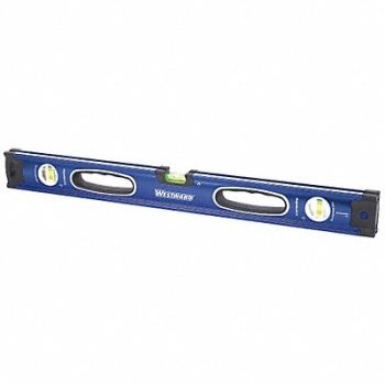 WESTWARD I-Beam Level Aluminum Magnetic Anodized, 32ZU58