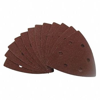 EAZYPOWER Emery Cloth Sanding Pad 80 Grit PK12, 32ZV02