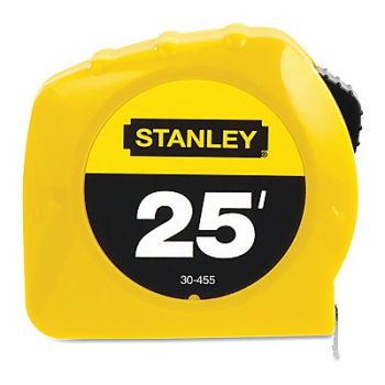 STANLEY Measure Tape 25ft Yellow, 334J87