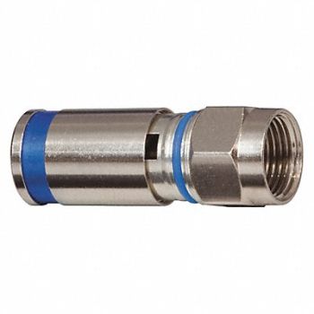 KLEIN TOOLS Compression Connector RG6 Outdoor F PK10, 335D39