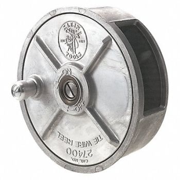 KLEIN TOOLS Tie Wire Reel Aluminum Silver, 335D47