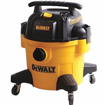 DEWALT Wet/Dry Vacuum 6 gal 4 HP Poly, 335F40