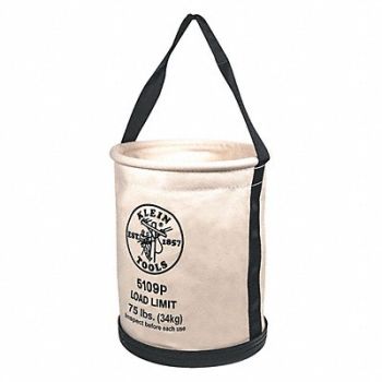 KLEIN TOOLS Wide Straight Wall Bucket with Pocket, 335Z03