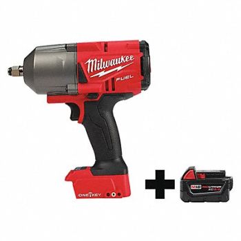 MILWAUKEE Impact Wrench Cordless Compact 18VDC, 338AG6
