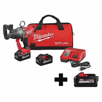 MILWAUKEE Impact Wrench Cordless Full-Size 18VDC, 338AJ3