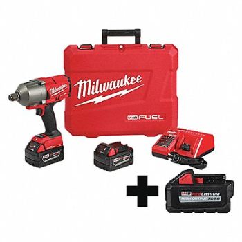 MILWAUKEE Impact Wrench Cordless Compact 18VDC, 338AJ4