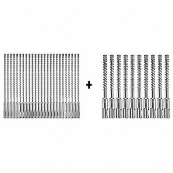 BOSCH Hammer Drill Bit SDS Plus 1/4 x 6 PK25, 339YT5