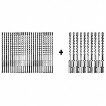 BOSCH Hammer Drill Bit SDS Plus 5/16 x4 PK25, 339YU0