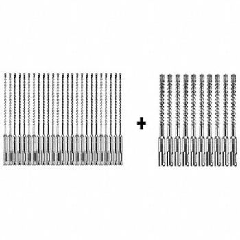 BOSCH Hammer Drill Bit SDS Plus 3/16 x4 PK25, 339YU1