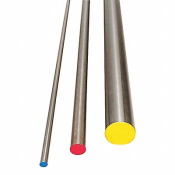 GRAINGER APPROVED Tool Steel Rod 36 in L 0.358 in Dia., 33E870