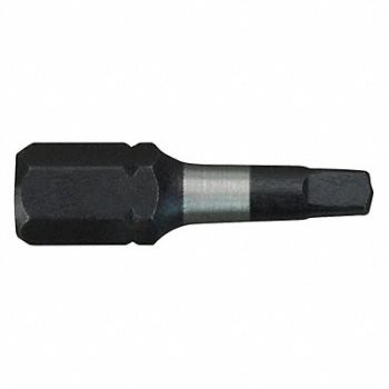 MILWAUKEE Insert Bit 1/4 Slotted 10-12 1 PK25, 33GM70