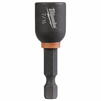 MILWAUKEE Nutsetter 7/16 Steel Impact Rated PK10, 33GN21