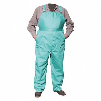 GUARD LINE Overalls Proban Grn 9Oz 34 x 36In, 33GU91
