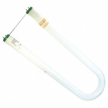 SHAT-R-SHIELD U-Bend FLUOR Bulb T12 G13 3500K 40W, 33H577