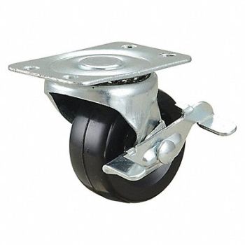 GRAINGER APPROVED Standard Plate Caster Swivel 150 lb., 33H636