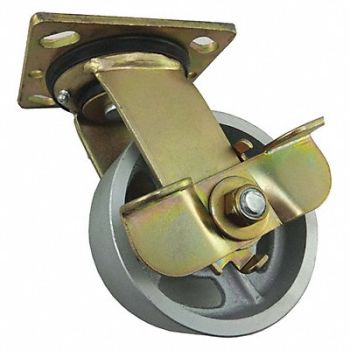 GRAINGER APPROVED Standard Plate Caster Swivel 1000 lb., 33H672