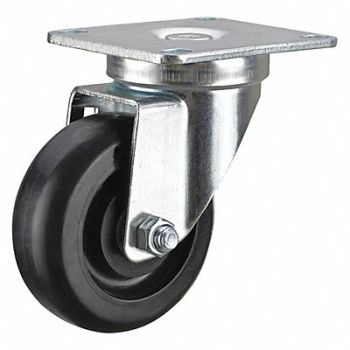 GRAINGER APPROVED NSF-Listed Plate Caster Swivel 300 lb., 33H901