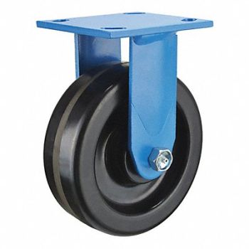 GRAINGER APPROVED NSF-Listed Plate Caster Rigid 600 lb., 33J022