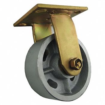 GRAINGER APPROVED Standard Plate Caster Rigid 1000 lb., 33H770