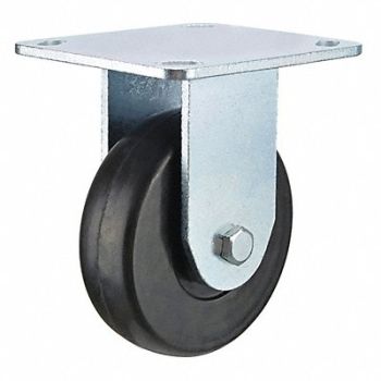 GRAINGER APPROVED NSF-Listed Plate Caster Rigid 200 lb., 33H896
